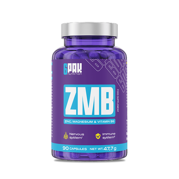 ZMB - 90 kaps. | Lepszy sen | Booster testosteronu | Sklep 6PAK Nutrition