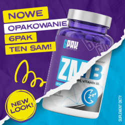 ZMB - 90 kaps. | Lepszy sen | Booster testosteronu | Sklep 6PAK Nutrition