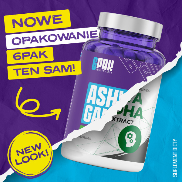 Ashwagandha - Zestaw Dwóch Opakowań | Sklep 6PAK Nutrition