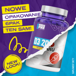 Witamina D3 + Pillbox | Zdrowe kości | Sklep 6PAK Nutrition