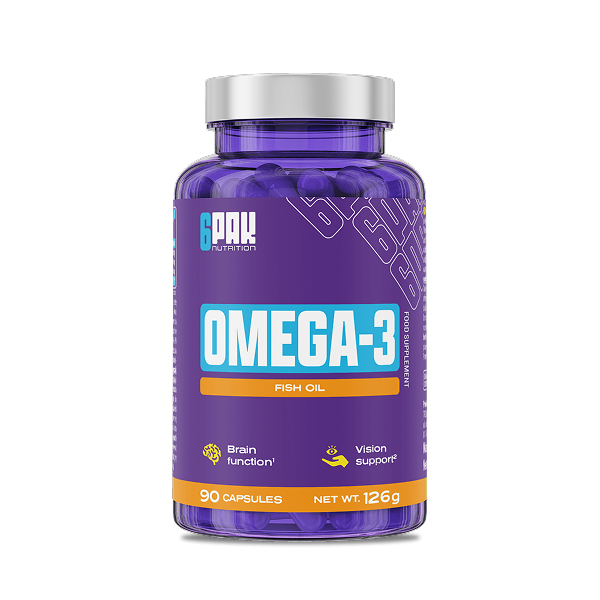 Omega 3 - 90 kaps. | Zdrowe serce | Kwasy DHA i EPA | Sklep 6PAK Nutrition