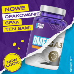Omega 3 - 90 kaps. | Zdrowe serce | Kwasy DHA i EPA | Sklep 6PAK Nutrition