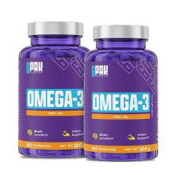 Omega 3 - Zestaw Dwóch Opakowań | Kwasy DHA i EPA | Sklep 6PAK Nutrition