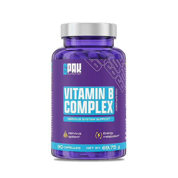 Vitamin B Complex - 90 kapsułki | B kompleks | Sklep 6PAK Nutrition