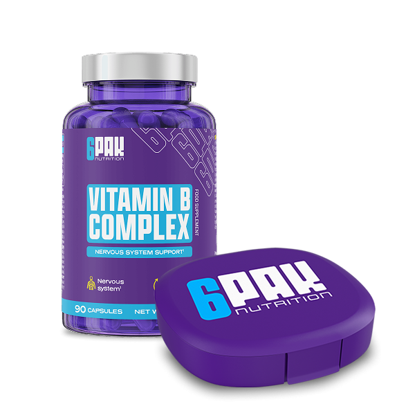 Vitamin B Complex + Pillbox | B kompleks | Sklep 6PAK Nutrition
