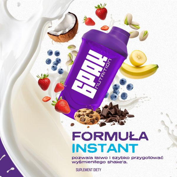 Białko Milky Shake Whey - 2x1800g + Shaker GRATIS! | Sklep 6PAK Nutrition