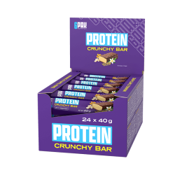 Protein Crunchy Bar Vanilla Box - 24 szt.