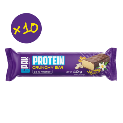 Zestaw 10 batonów Protein Crunchy Bar Vanilla