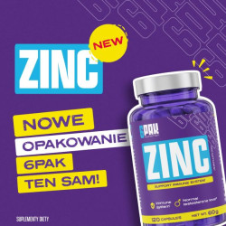 Zinc - Cynk w kapsułkach - 120 kaps. | Sklep 6PAK Nutrition