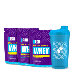 Białko Milky Shake Whey - 3x300g + Shaker GRATIS! | Sklep 6PAK Nutrition