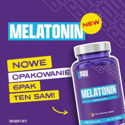 Melatonina - 90 kapsułek | Ułatwia zasypianie | Sklep 6PAK Nutrition