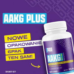 AAKG - 120 kaps. | L-arginina | Budowanie masy | Sklep 6PAK Nutrition