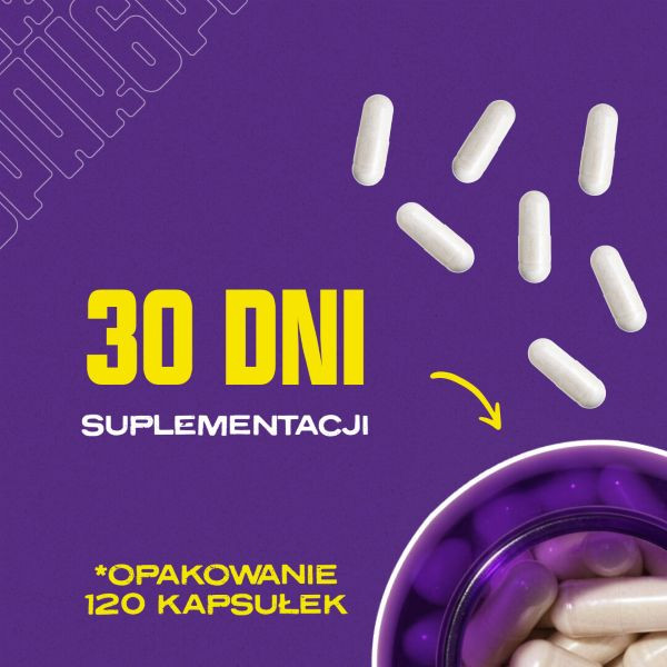 AAKG - 120 kaps. | L-arginina | Budowanie masy | Sklep 6PAK Nutrition