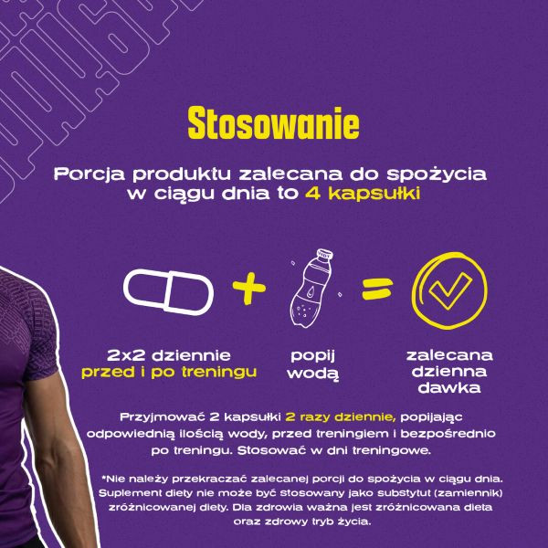 AAKG - 120 kaps. | L-arginina | Budowanie masy | Sklep 6PAK Nutrition