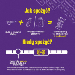 MASS PAK - 1 kg | Gainer z kreatyną | 10 porcji | Sklep 6PAK Nutrition