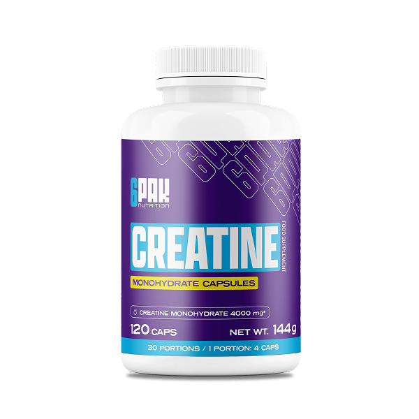 6PAK Nutrition Creatine Monohydraat Capsules 120 capsules
