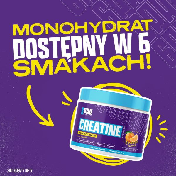 Creatine Monohydrate 300g | Kreatyna w proszku | Sklep 6PAK Nutrition