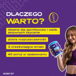 Aminokwasy rozgałęzione BCAA PAK - 400g | Sklep 6PAK Nutrition