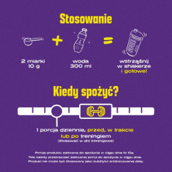 Aminokwasy rozgałęzione BCAA PAK - 400g | Sklep 6PAK Nutrition