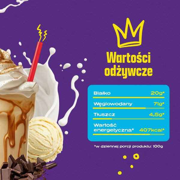 BESTIA Ultra Gainer - 3000g | Odżywka na masę | Sklep 6PAK Nutrition