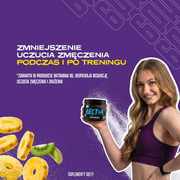 Przedtreningówka BESTIA Pre-Workout - 240g | Sklep 6PAK Nutrition