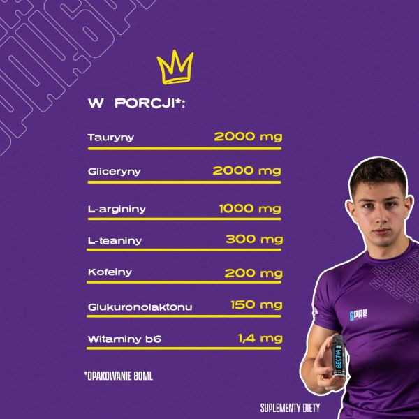 BESTIA SHOT - 80ml | Przedtreningówka | Sklep 6PAK Nutrition