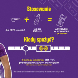 Przedtreningówka bez kofeiny BOOM - 240g | Pompa | Sklep 6PAK Nutrition