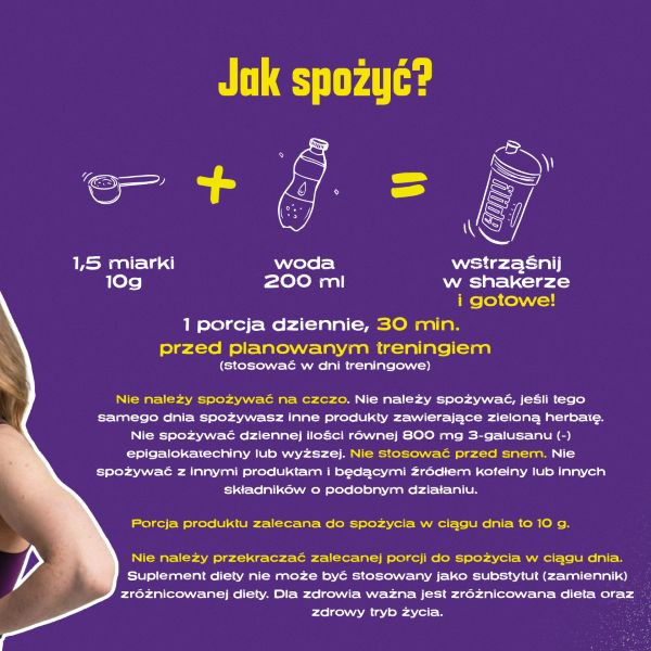 Przedtreningówka + Spalacz tłuszczu HEAT - 240g | Sklep 6PAK Nutrition