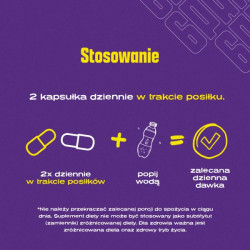 Magnez z witaminą B6 - 90 kapsułek | 45 porcji | Sklep 6PAK Nutrition