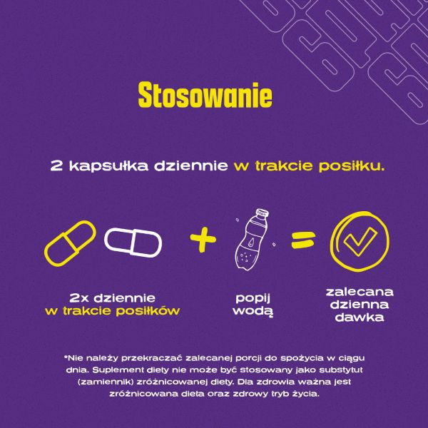 Magnez z witaminą B6 - 90 kapsułek | 45 porcji | Sklep 6PAK Nutrition