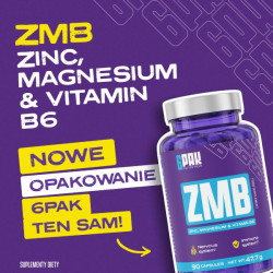 ZMB - 90 kaps. | Lepszy sen | Booster testosteronu | Sklep 6PAK Nutrition