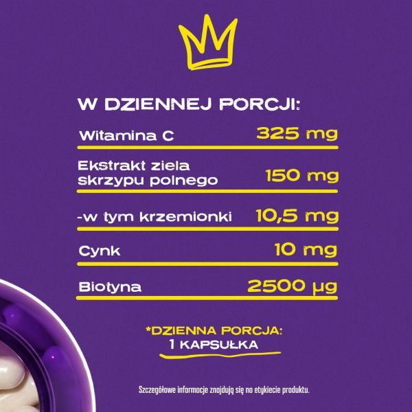 Biotin+ - Biotyna - 45 kaps.