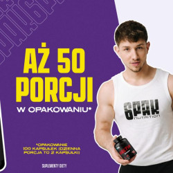 BESTIA Burner - 100 kaps. | Spalacz tłuszczu | Sklep 6PAK Nutrition